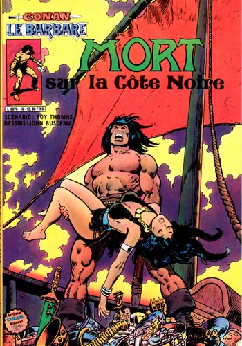 Conan le barbare - Serie 1 n16 - Mort sur le cote noire