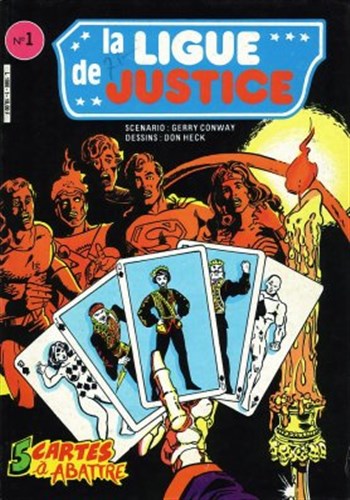 La Ligue de Justice - Serie 2 -Dc Ardit n1 - 5 cartes  abattre