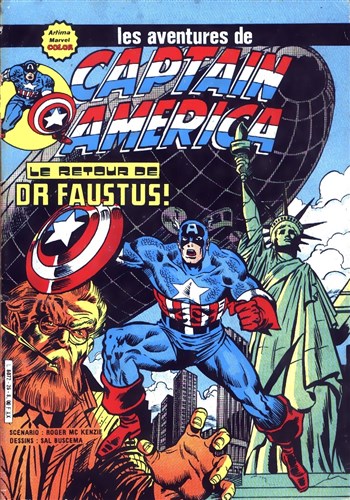 Captain America - Serie 1 n�25 - Le retour de Dr Faustus!