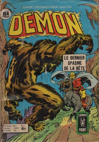 D�mon - Comics Pocket - Serie 1 n�2 - Le dernier spasme de la b�te