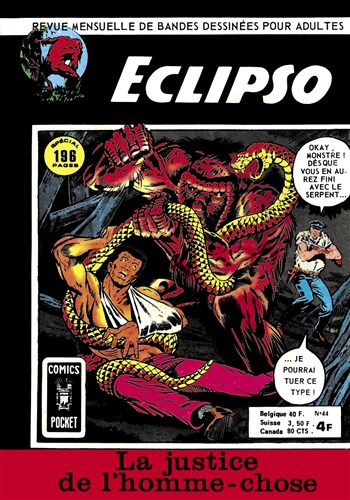 Eclipso - Pocket NB n�44 - La justice de l'Homme-Chose