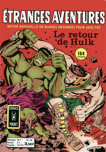 Etranges Aventures n�36 - Le retour de Hulk