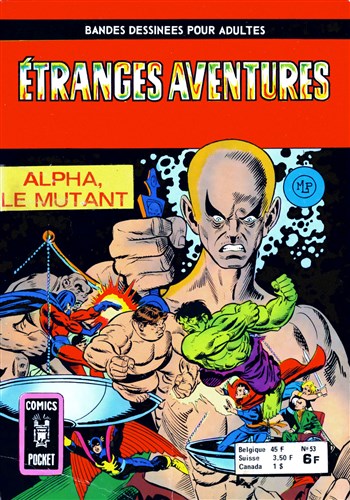 Etranges Aventures n�53 - Alpha, le mutant
