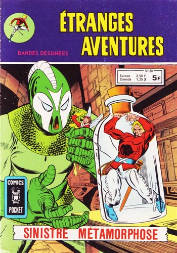 Etranges Aventures n�60 - Sinistre m�tamorphose