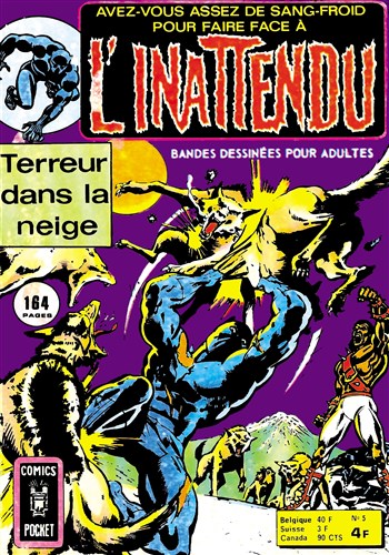 L'Inattendu - Comics Pocket n5 - Terreur dans la neige