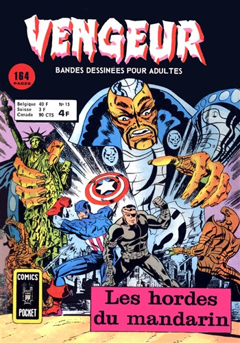 Vengeur - Comics Pocket NB - (Vol 3) n�15 - Les hordes du mandarin