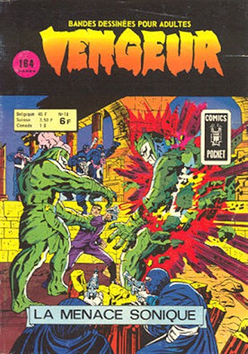 Vengeur - Comics Pocket NB - (Vol 3) n�18 - La menace sonique