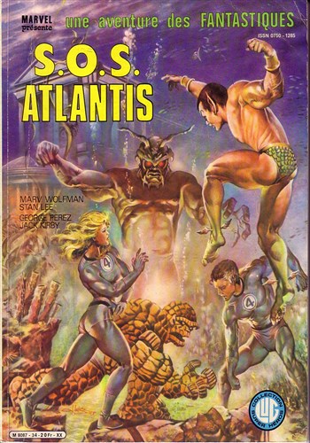 Une aventure des Fantastiques n°34 - SOS Atlantis